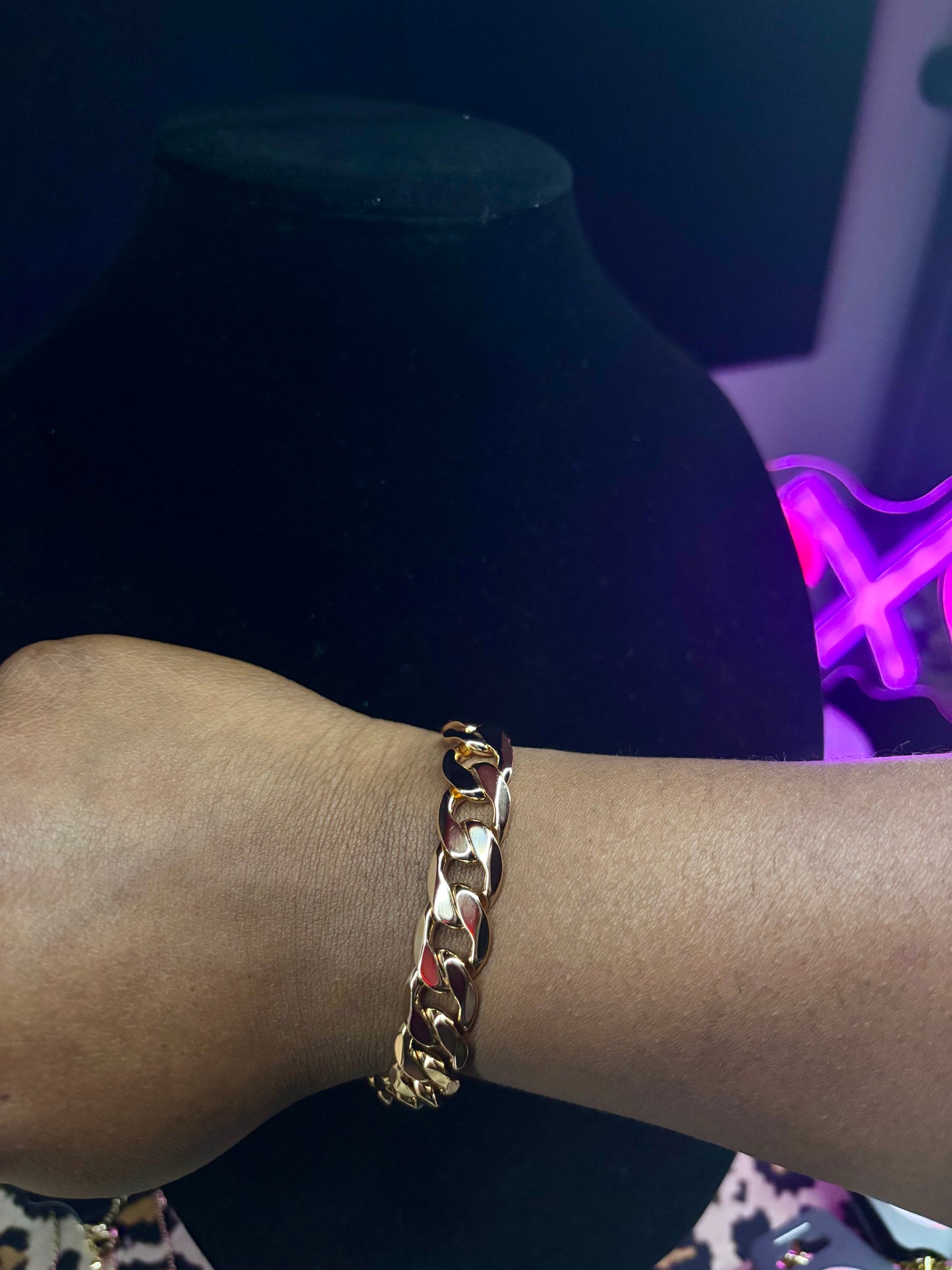 Rose Gold Cuban Bracelet - 8.5"