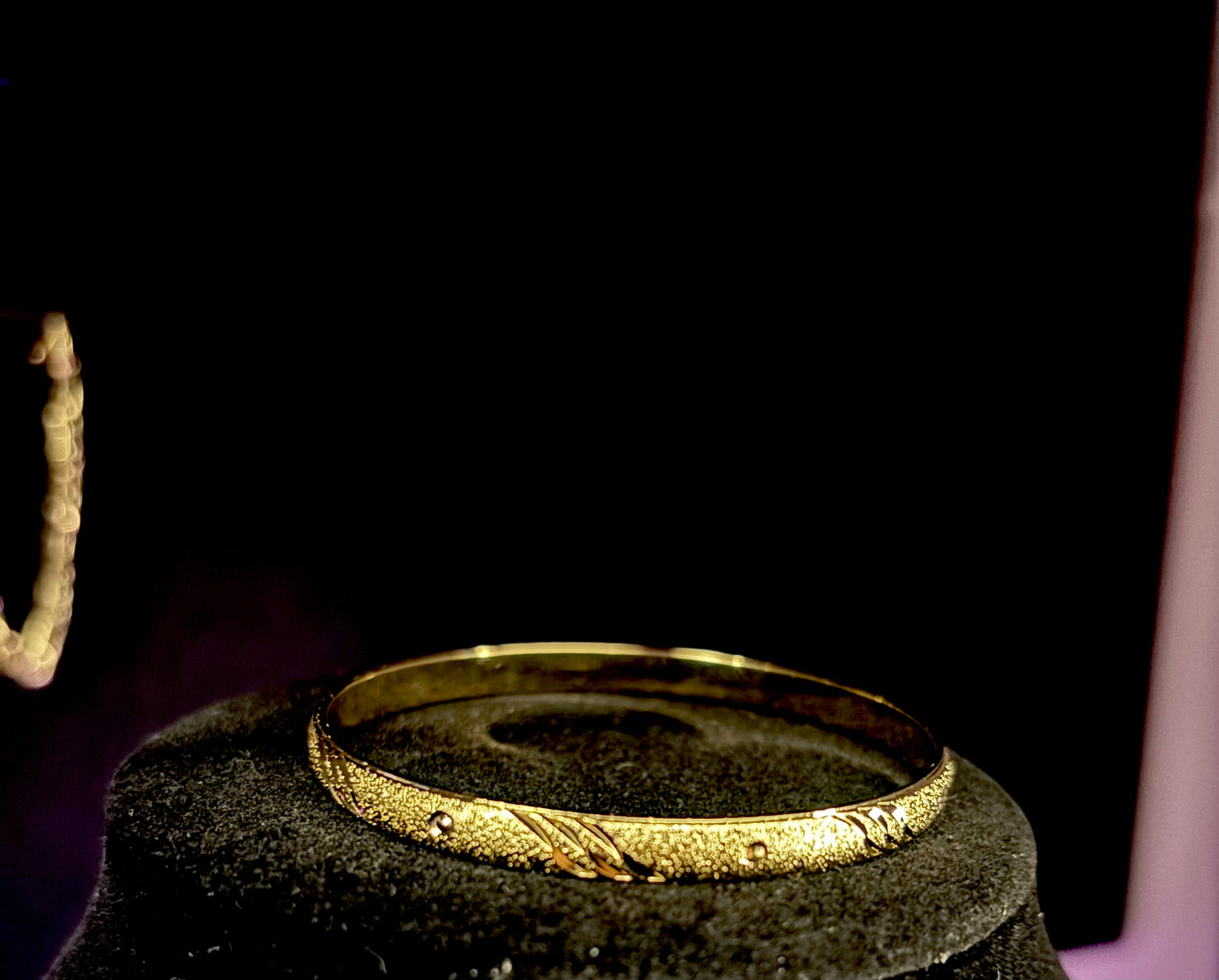 14k Gold Bangle - Small Size