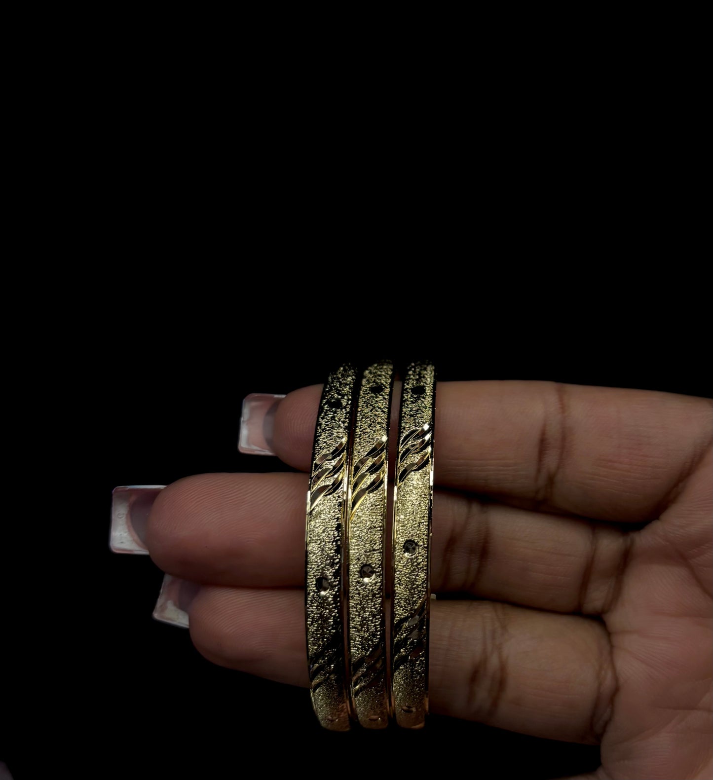 14k Gold Bangle - Small Size