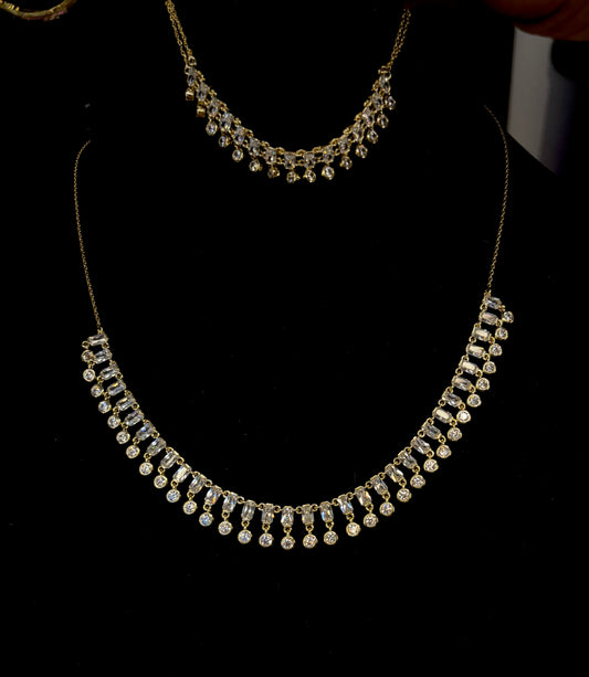 Elegant Statement Necklace Set - 20"